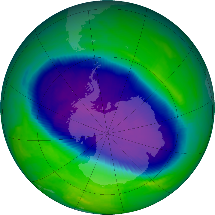Ozone Map 1998-10-18